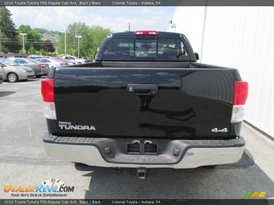 2010 Toyota Tundra TRD Regular Cab 4x4 Black / Black Photo #8