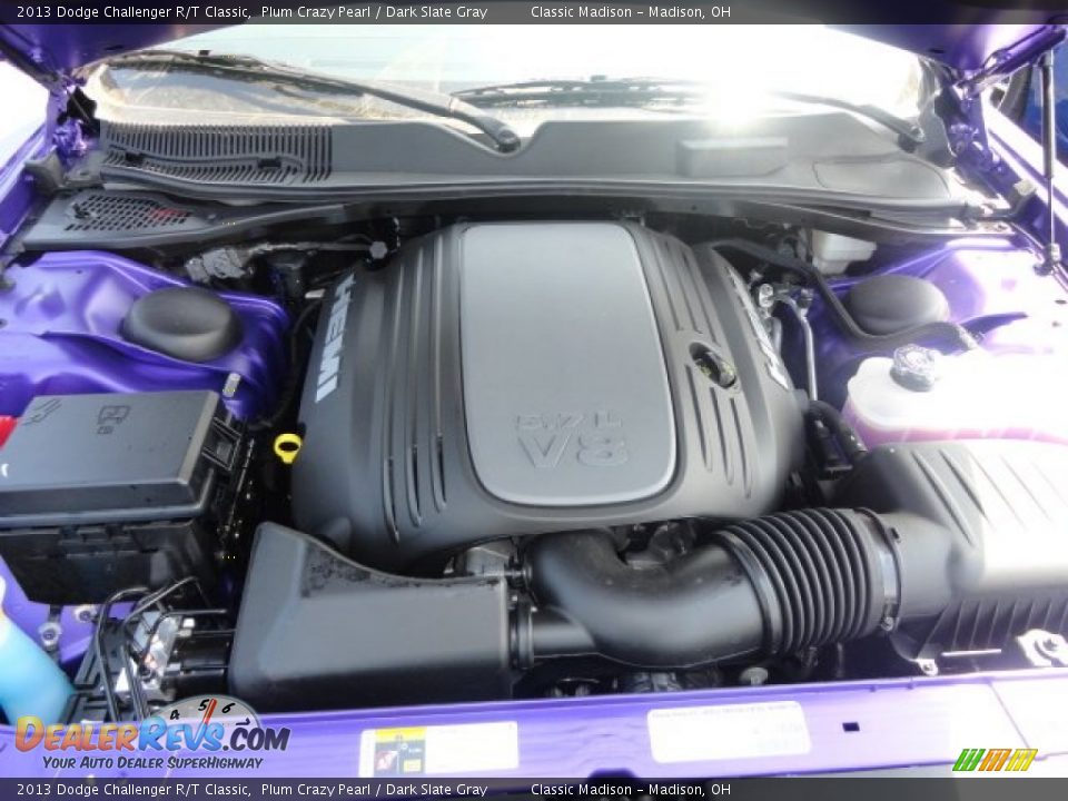 2013 Dodge Challenger R/T Classic Plum Crazy Pearl / Dark Slate Gray Photo #10