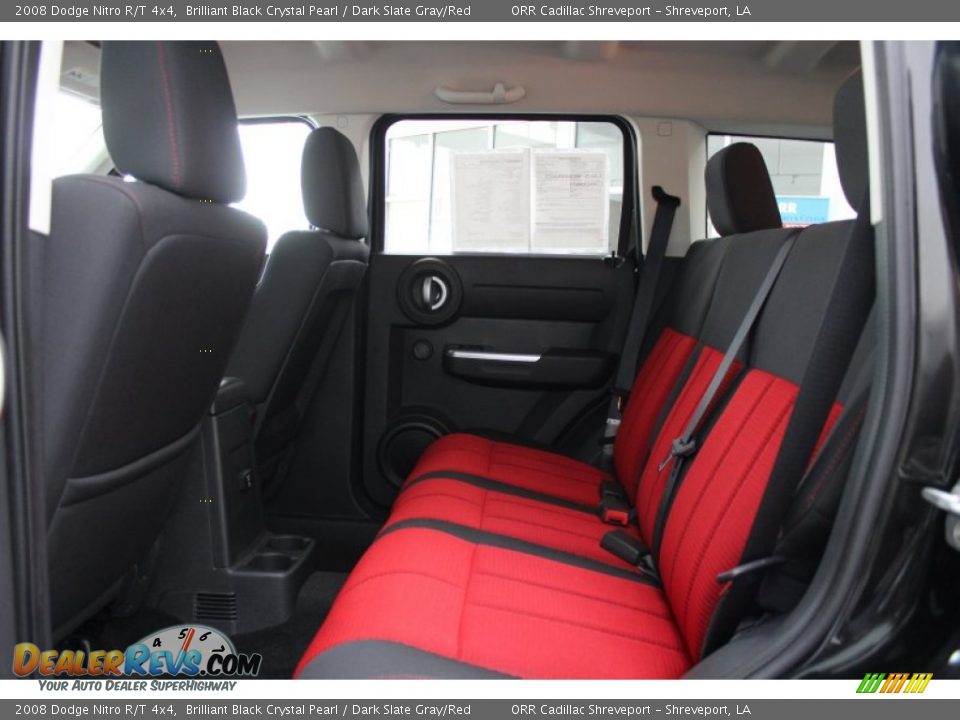 Rear Seat of 2008 Dodge Nitro R/T 4x4 Photo #21
