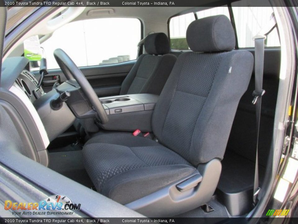 Front Seat of 2010 Toyota Tundra TRD Regular Cab 4x4 Photo #11