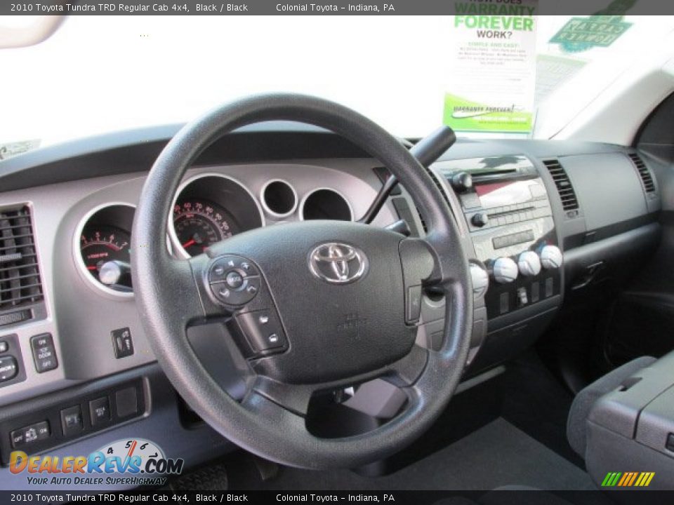 Dashboard of 2010 Toyota Tundra TRD Regular Cab 4x4 Photo #13