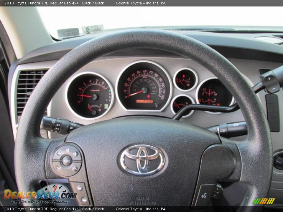 2010 Toyota Tundra TRD Regular Cab 4x4 Steering Wheel Photo #18
