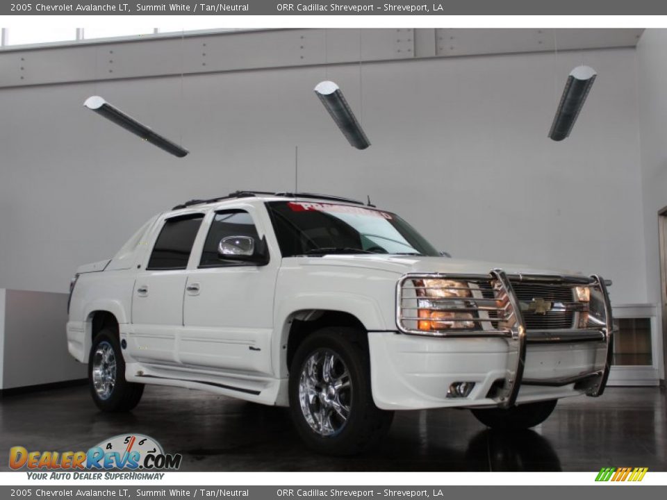 2005 Chevrolet Avalanche LT Summit White / Tan/Neutral Photo #1