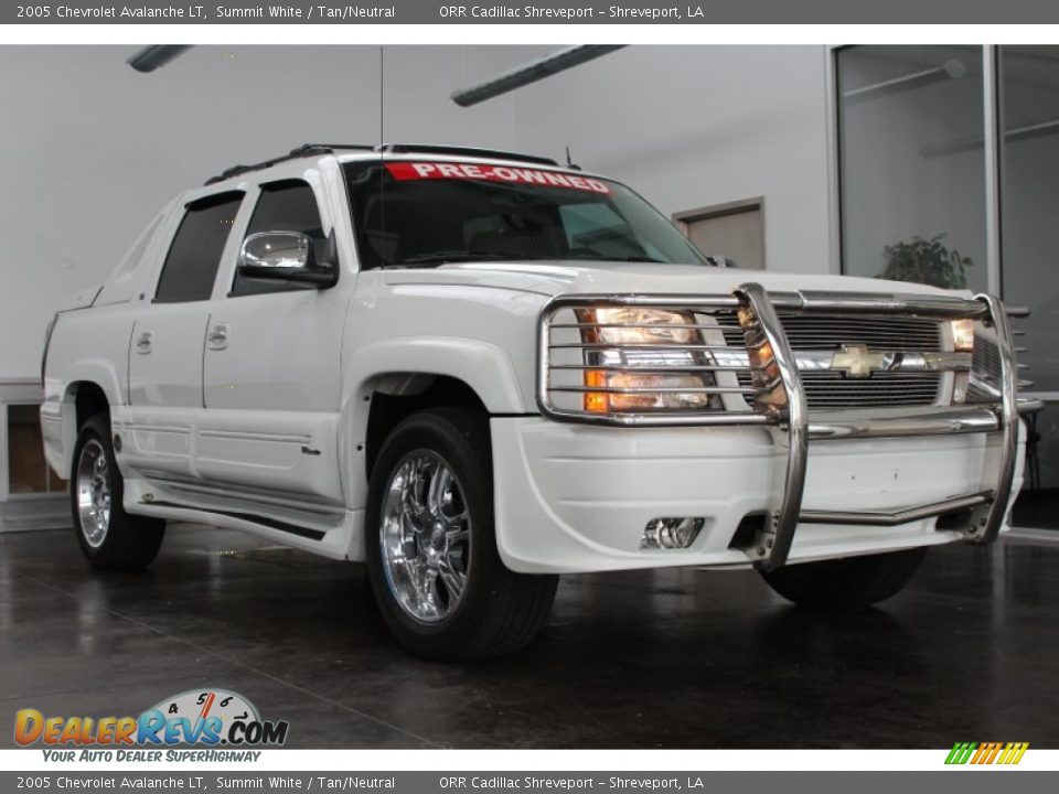 2005 Chevrolet Avalanche LT Summit White / Tan/Neutral Photo #3