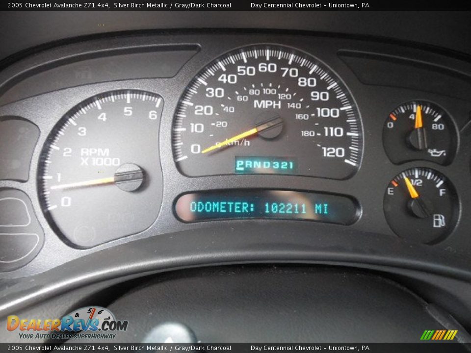 2005 Chevrolet Avalanche Z71 4x4 Silver Birch Metallic / Gray/Dark Charcoal Photo #20