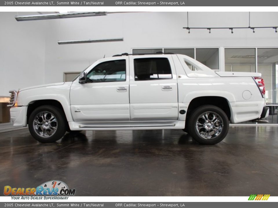 2005 Chevrolet Avalanche LT Summit White / Tan/Neutral Photo #6