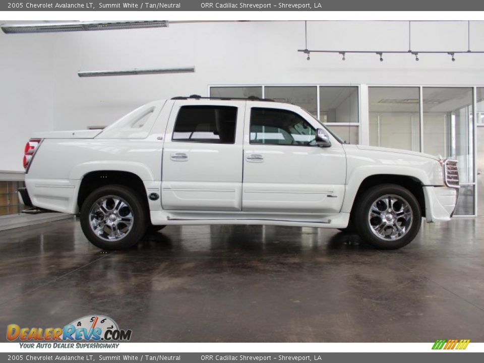 2005 Chevrolet Avalanche LT Summit White / Tan/Neutral Photo #7