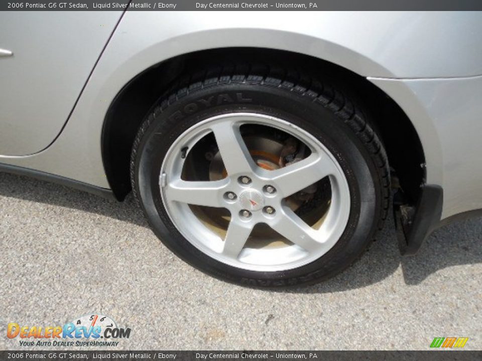 2006 Pontiac G6 GT Sedan Liquid Silver Metallic / Ebony Photo #3