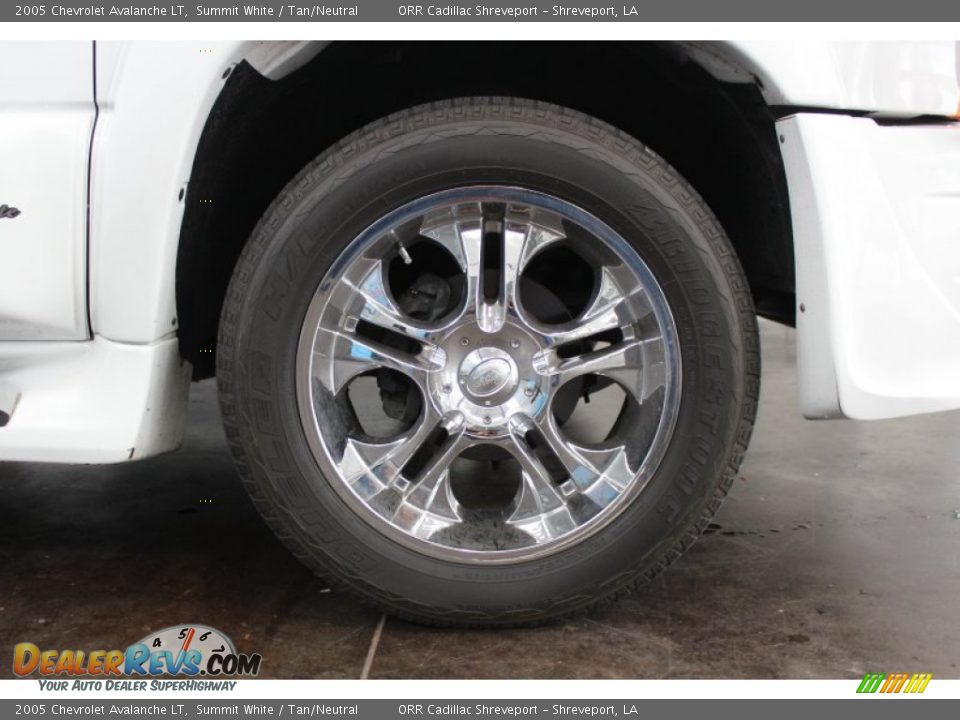 2005 Chevrolet Avalanche LT Summit White / Tan/Neutral Photo #11
