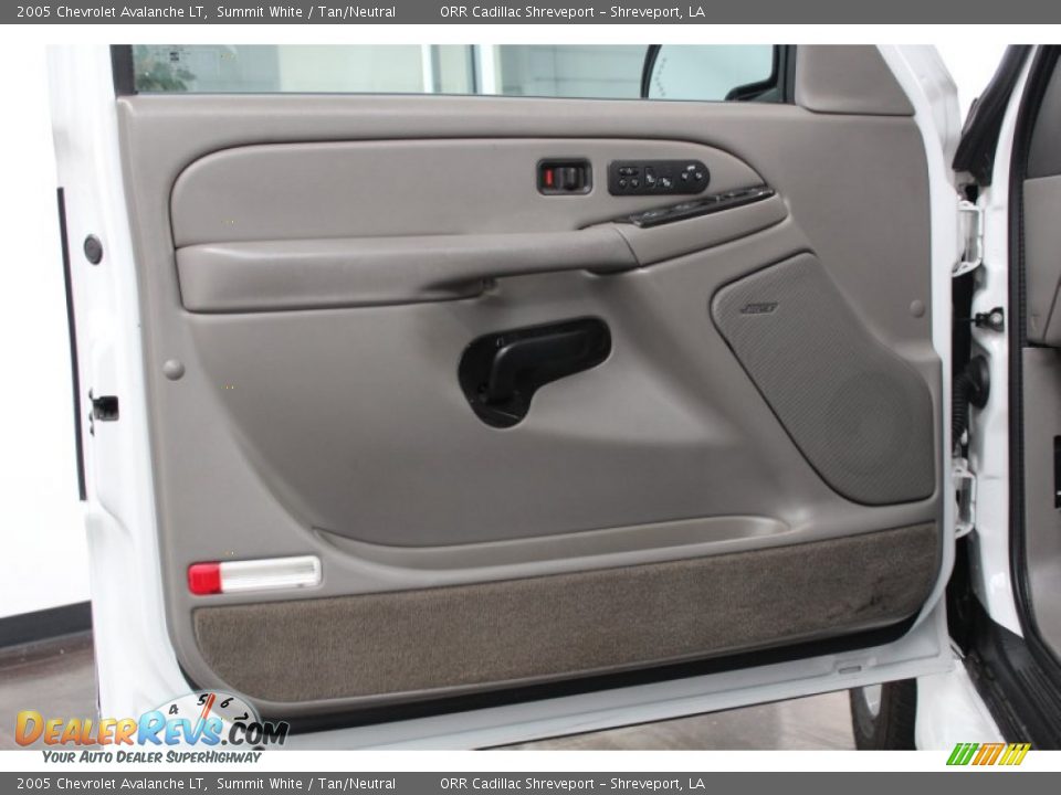 2005 Chevrolet Avalanche LT Summit White / Tan/Neutral Photo #14