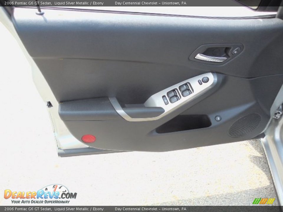 2006 Pontiac G6 GT Sedan Liquid Silver Metallic / Ebony Photo #11