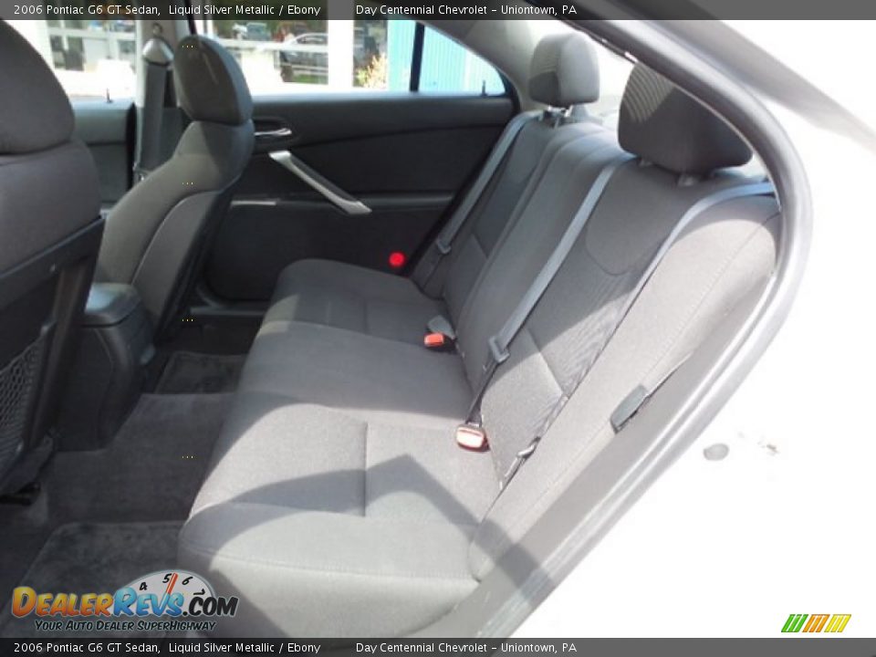 2006 Pontiac G6 GT Sedan Liquid Silver Metallic / Ebony Photo #14