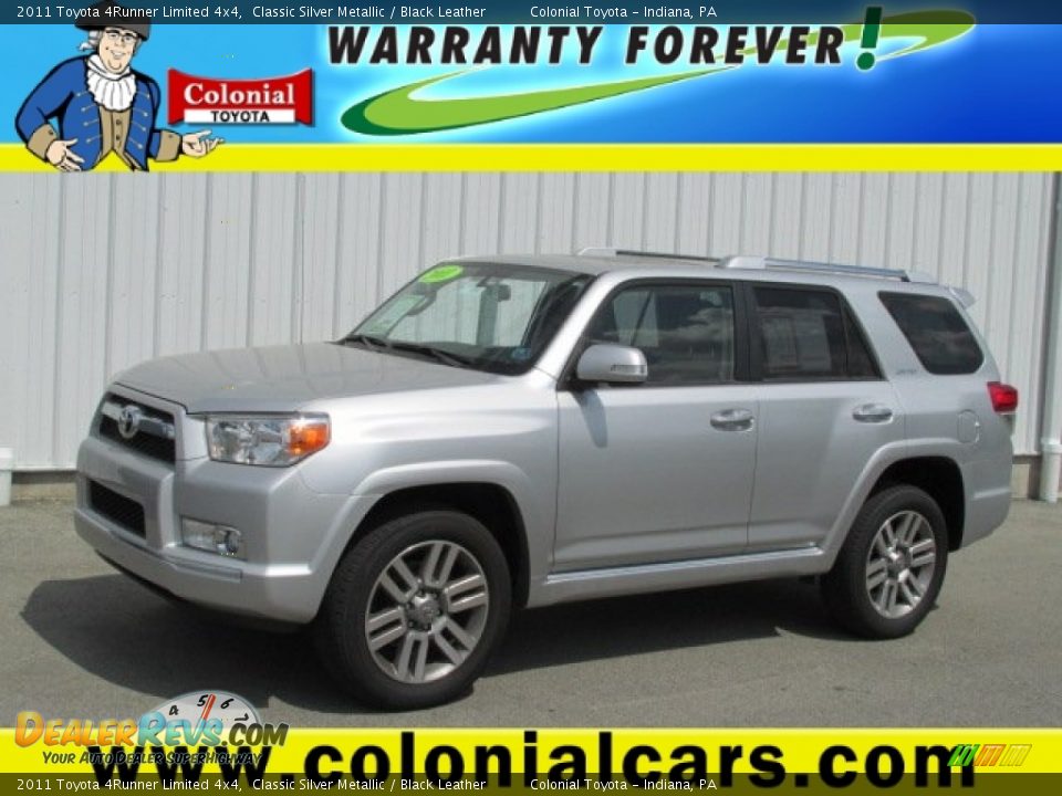 2011 Toyota 4Runner Limited 4x4 Classic Silver Metallic / Black Leather Photo #1