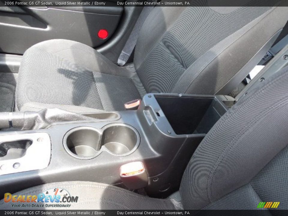 2006 Pontiac G6 GT Sedan Liquid Silver Metallic / Ebony Photo #18