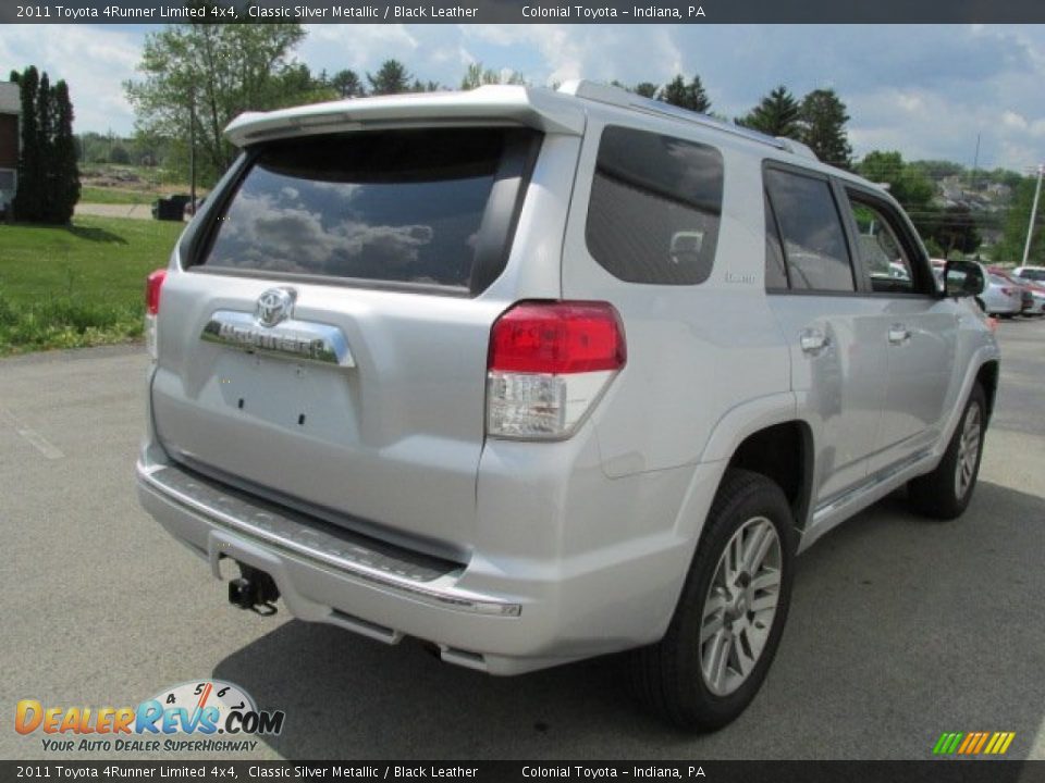 2011 Toyota 4Runner Limited 4x4 Classic Silver Metallic / Black Leather Photo #6