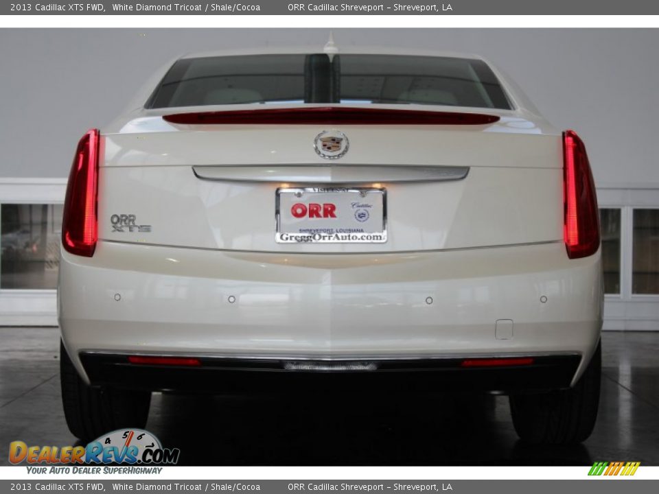 2013 Cadillac XTS FWD White Diamond Tricoat / Shale/Cocoa Photo #9