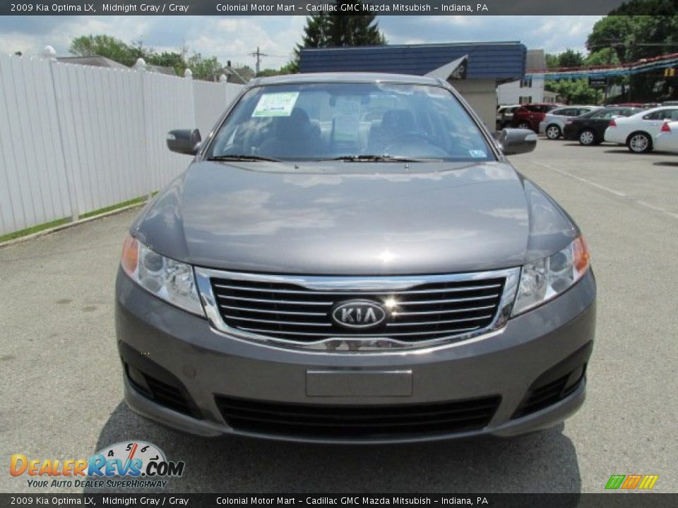 2009 Kia Optima LX Midnight Gray / Gray Photo #4