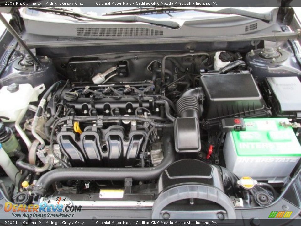 2009 Kia Optima LX 2.4 Liter DOHC 16-Valve 4 Cylinder Engine Photo #8