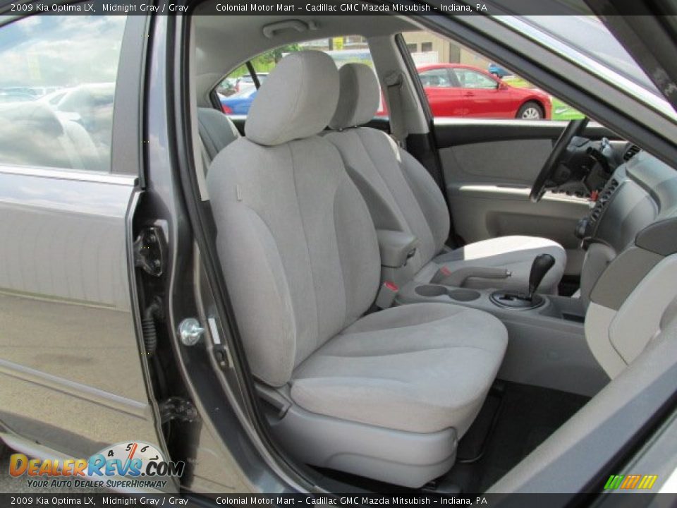 Gray Interior - 2009 Kia Optima LX Photo #11