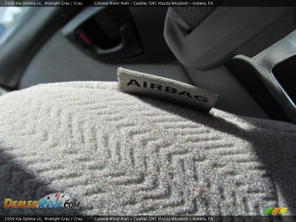 2009 Kia Optima LX Midnight Gray / Gray Photo #13