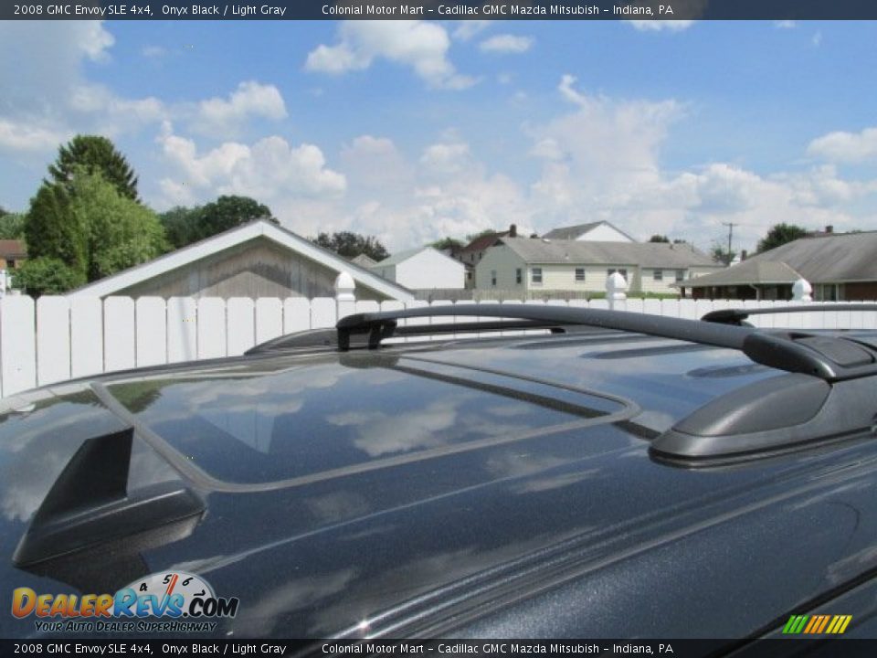 2008 GMC Envoy SLE 4x4 Onyx Black / Light Gray Photo #2