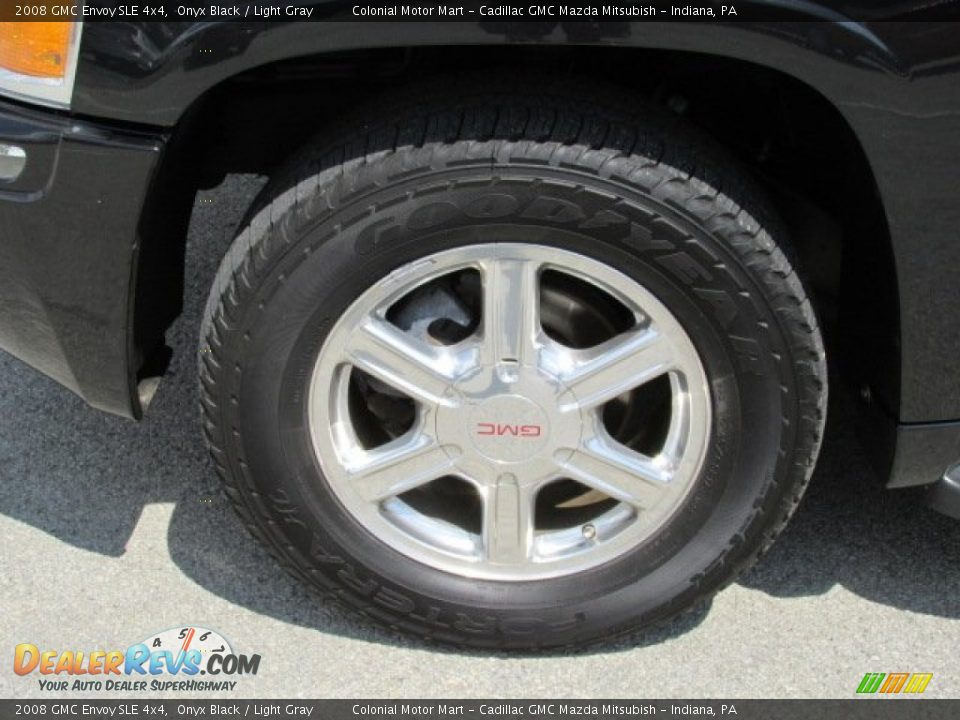 2008 GMC Envoy SLE 4x4 Onyx Black / Light Gray Photo #3