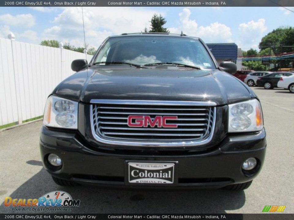 2008 GMC Envoy SLE 4x4 Onyx Black / Light Gray Photo #4