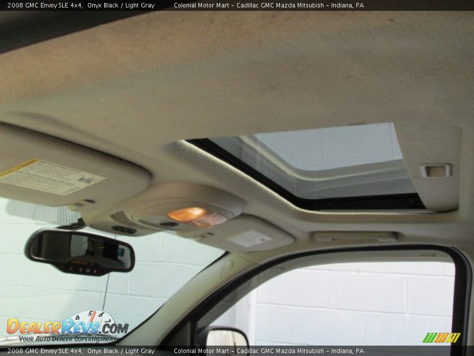 2008 GMC Envoy SLE 4x4 Onyx Black / Light Gray Photo #8