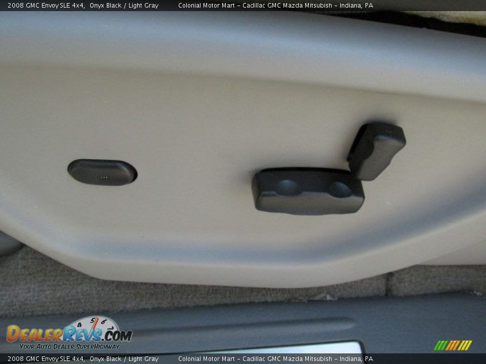 2008 GMC Envoy SLE 4x4 Onyx Black / Light Gray Photo #11