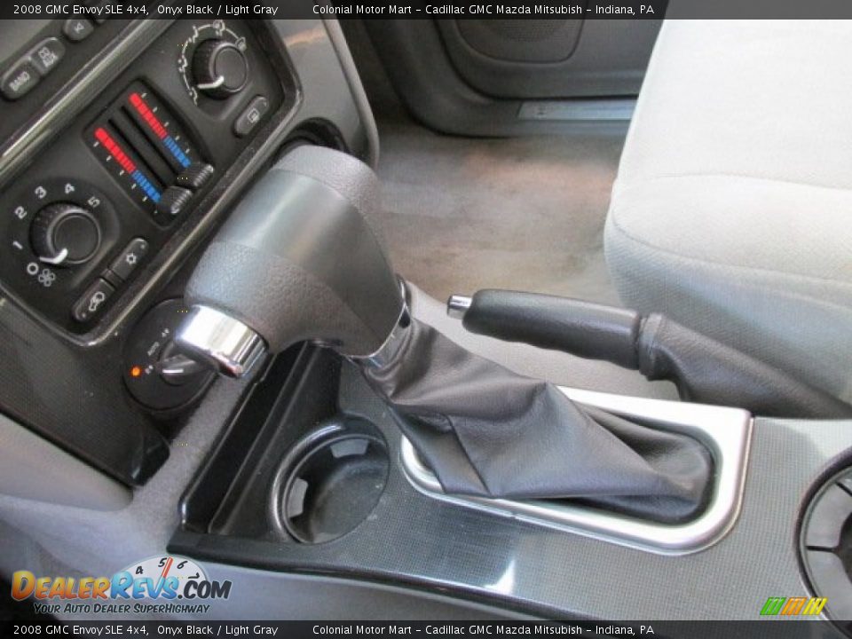 2008 GMC Envoy SLE 4x4 Onyx Black / Light Gray Photo #12