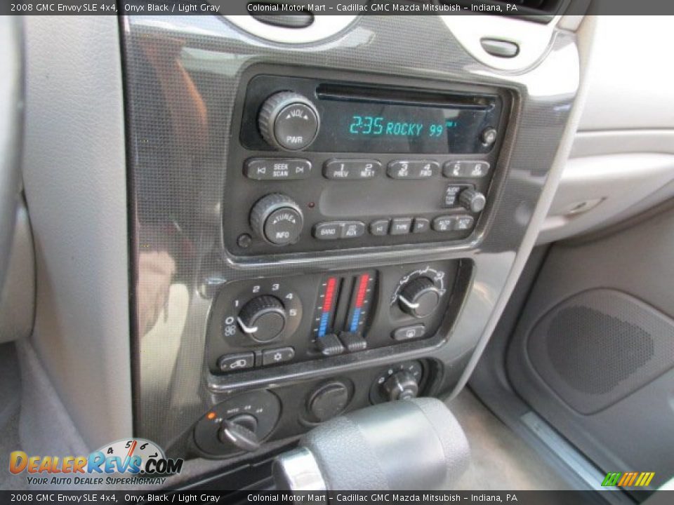 2008 GMC Envoy SLE 4x4 Onyx Black / Light Gray Photo #13