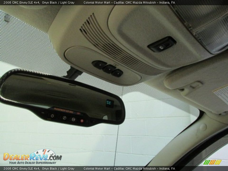 2008 GMC Envoy SLE 4x4 Onyx Black / Light Gray Photo #14