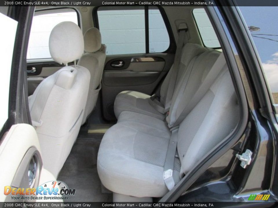 2008 GMC Envoy SLE 4x4 Onyx Black / Light Gray Photo #16