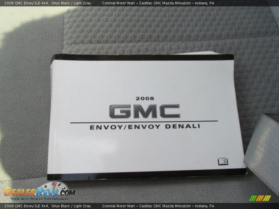 2008 GMC Envoy SLE 4x4 Onyx Black / Light Gray Photo #18