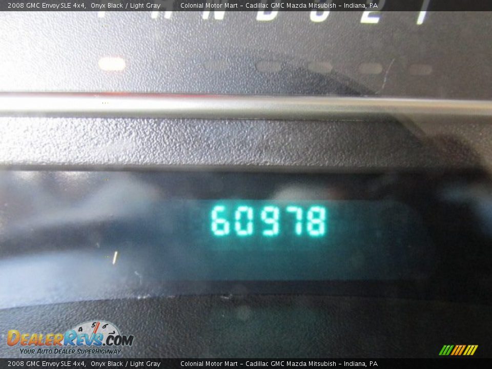 2008 GMC Envoy SLE 4x4 Onyx Black / Light Gray Photo #20