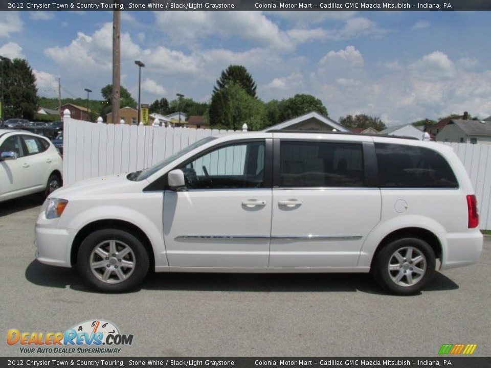 2012 Chrysler Town & Country Touring Stone White / Black/Light Graystone Photo #2