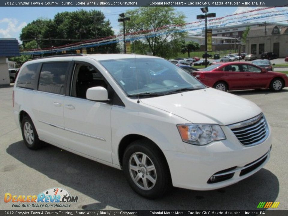 2012 Chrysler Town & Country Touring Stone White / Black/Light Graystone Photo #5