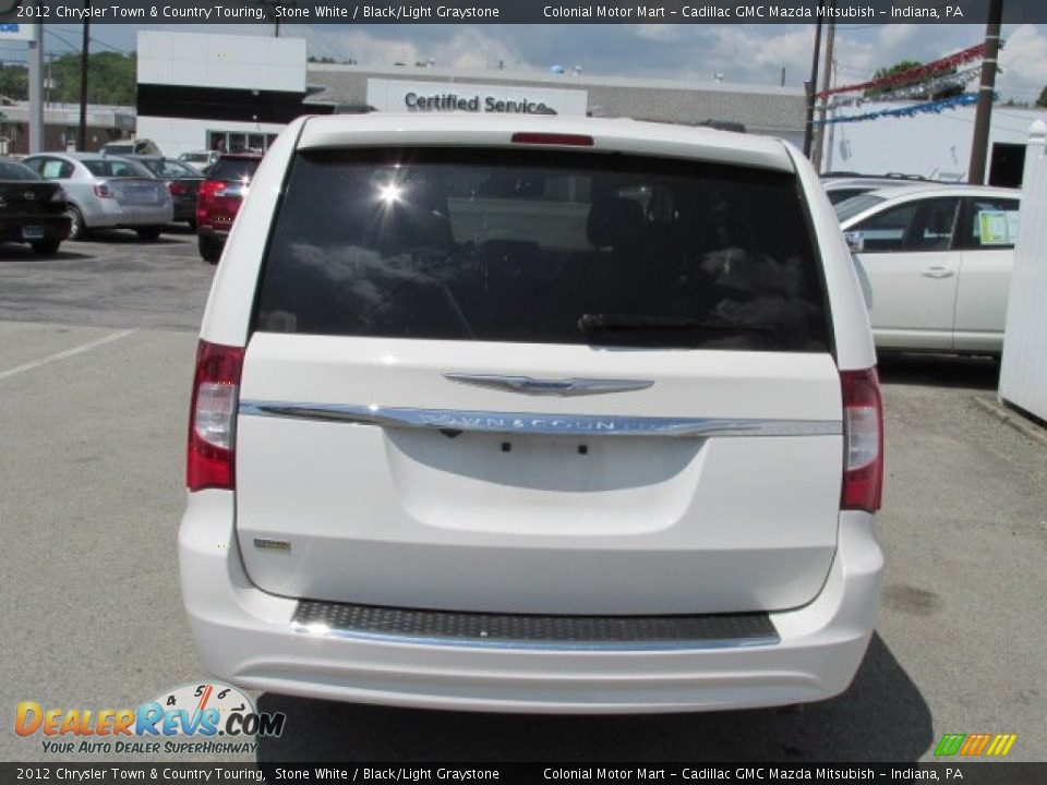 2012 Chrysler Town & Country Touring Stone White / Black/Light Graystone Photo #7
