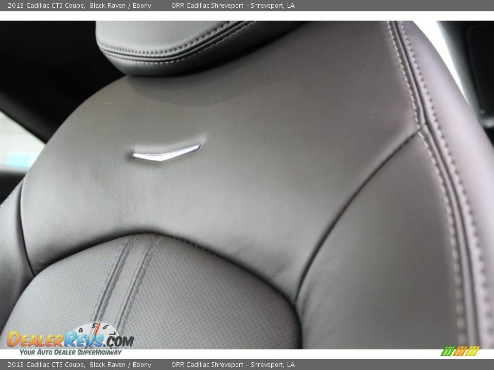 2013 Cadillac CTS Coupe Black Raven / Ebony Photo #36