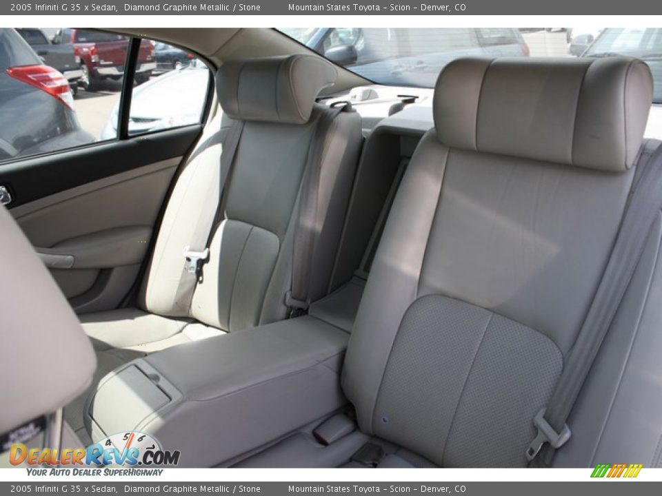 2005 Infiniti G 35 x Sedan Diamond Graphite Metallic / Stone Photo #6