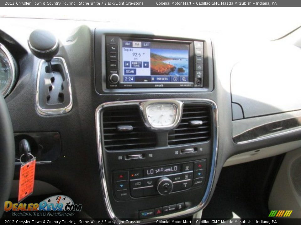 2012 Chrysler Town & Country Touring Stone White / Black/Light Graystone Photo #12