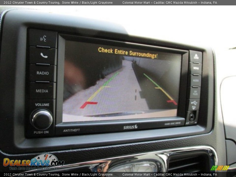 2012 Chrysler Town & Country Touring Stone White / Black/Light Graystone Photo #13