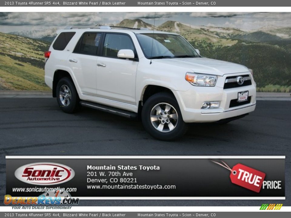 2013 Toyota 4Runner SR5 4x4 Blizzard White Pearl / Black Leather Photo #1