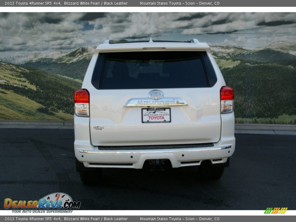 2013 Toyota 4Runner SR5 4x4 Blizzard White Pearl / Black Leather Photo #4