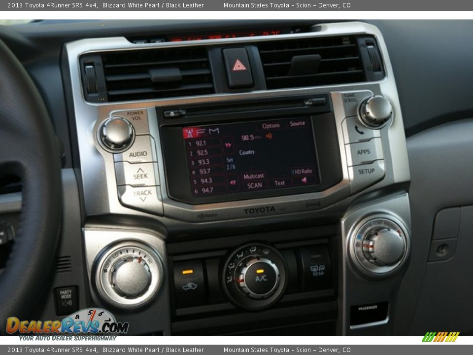 2013 Toyota 4Runner SR5 4x4 Blizzard White Pearl / Black Leather Photo #6