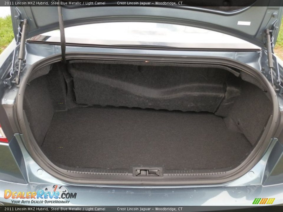 2011 Lincoln MKZ Hybrid Steel Blue Metallic / Light Camel Photo #7