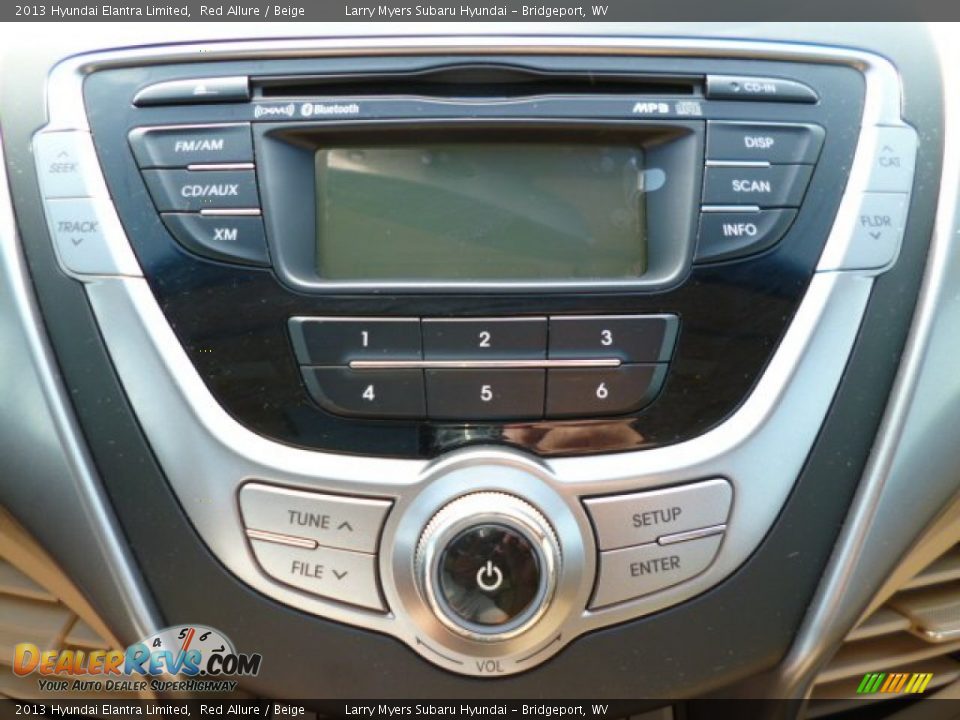 2013 Hyundai Elantra Limited Red Allure / Beige Photo #19