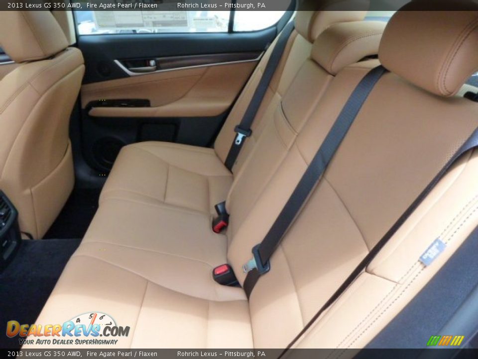 2013 Lexus GS 350 AWD Fire Agate Pearl / Flaxen Photo #11