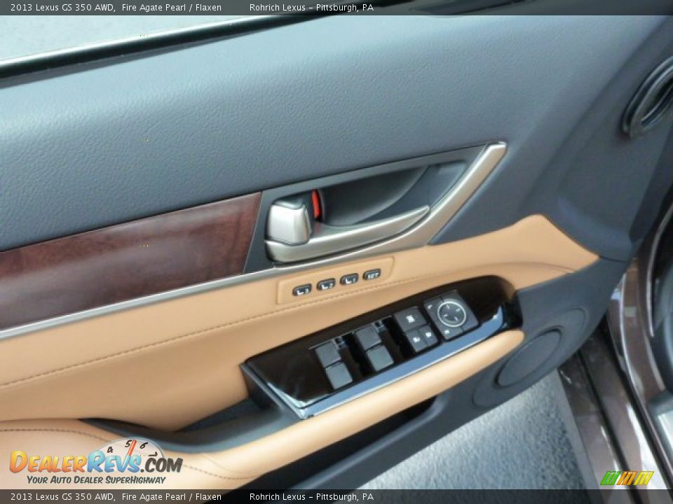 2013 Lexus GS 350 AWD Fire Agate Pearl / Flaxen Photo #14