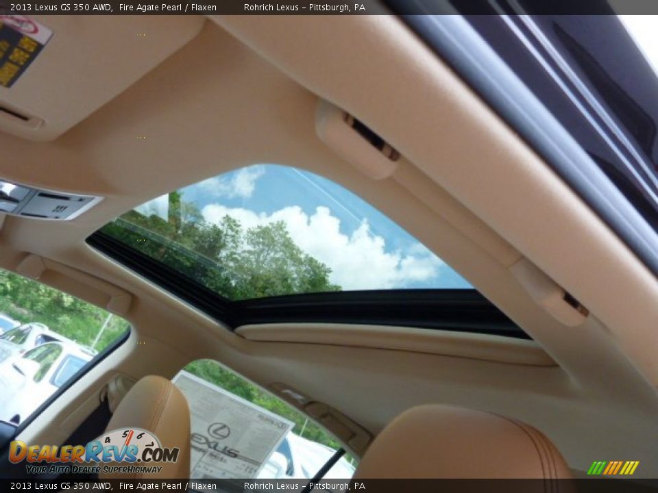 2013 Lexus GS 350 AWD Fire Agate Pearl / Flaxen Photo #15